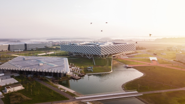 Adidas startet Sicherheitsschuh-Linie in Partnerschaft mit GLO Brand - Die Adidas World of Sports – der Hauptsitz der Adidas AG in Herzogenaurach - Quelle: Adidas